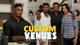 Custom Office Venues for Realistic Sims 4 Gameplay 📌 | Tutorial