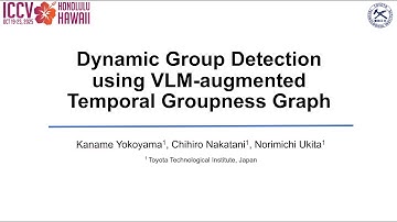 [ICCV 2025]Dynamic Group Detection using VLM-augmented Temporal Groupness Graph