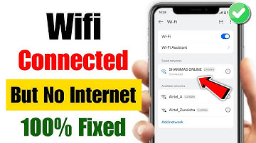 Wifi Connect Hone Par Bhi Net Nahi Chal Raha Hai | Wi-Fi Connect But Internet Not Working