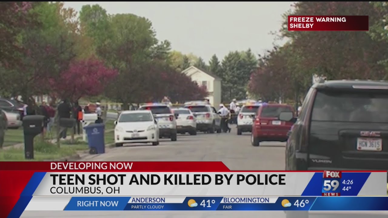 Teen shot and killed by police in Columbus, Ohio - YouTube