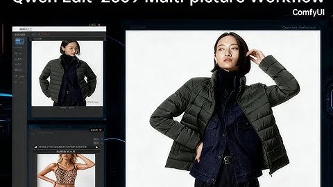 Qwen Edit  2509 Multi-picture reference ComfyUI workflow