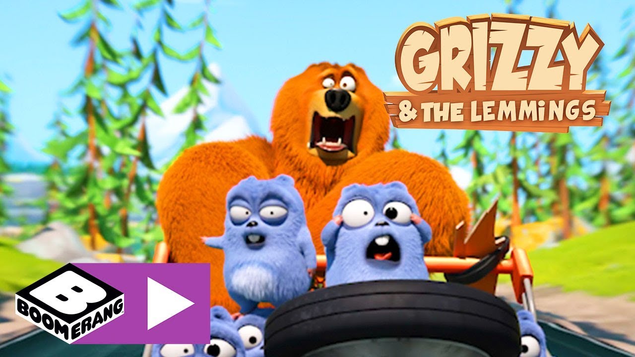 Bajki Grizzy I Lemingi Po Polsku Grizzy en de Lemmings | Rijden met verhoogd risico | Cartoonito - YouTube