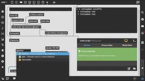 10 Node in Max | 07 Live Coded Patcher Scripting