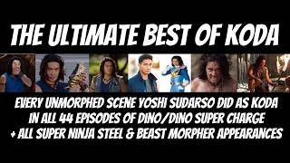 The Ultimate Best of Koda EVERY Unmorphed Scene Yoshi Sudarso did in all Power Ranger Appearances