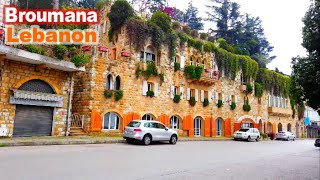     بلدة برمانا لبنان منظر ساحر