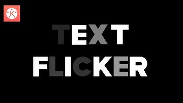 Text Flicker On Kinemaster Tutorial 2020 | Dark Ninja 1st video !!