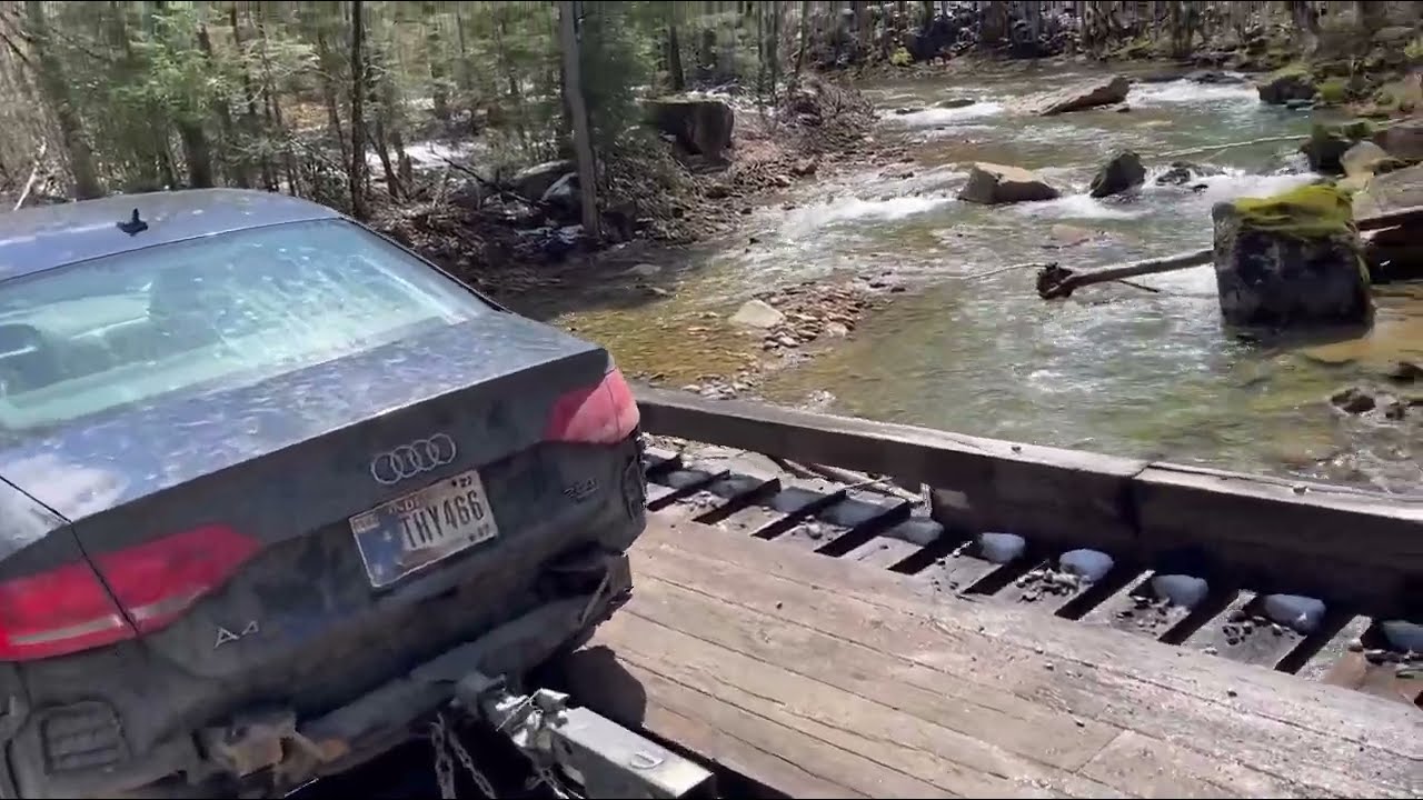 Take the LONG way every chance I get Quattro AWD towing Audi A4 2.0t