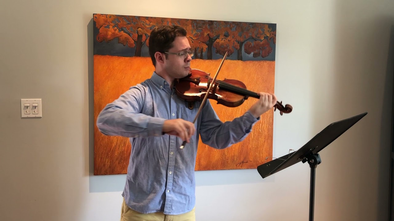 Caper Dance for Solo Violin from Dance Vignettes Collection by Composer Susan Griesdale.