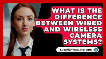 What Is The Difference Between Wired And Wireless Camera Systems? - SecurityFirstCorp.com