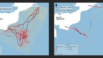 Freight Simulation in a Dynamic Multi-Modal transportation Network