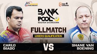 Carlo Biado vs Shane Van Boening | Vòng Loại | Bank Pool Master Showdown | Saint Louis 2026
