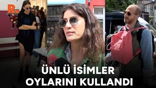Serenay Sarıkaya, Berrak Tüzünataç ve Sinan Güler oylarını kullandı