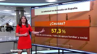 Más del 13% de los españoles sufren soledad no deseada y la mayoría son jóvenes.