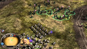 LOTR: BFME2 VS! Gondor Soldiers vs. Angmar Sorcerers! "My Power is Death!"