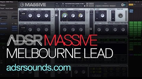 NI Massive Tutorial - Melbourne Bounce Lead