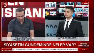 Meclis’teki Mesai Tablosunu Rakamlarla, Tv5 Politika Editörü Yunus Emre Avcı Açıkladı