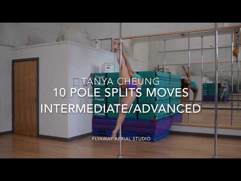 10 Pole Split Moves (Intermediate/Advanced level)