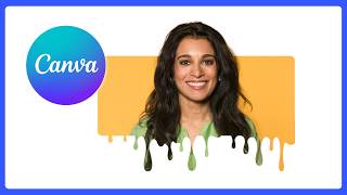 How to Create a Drip Effect with Shape Cutout in Canva
