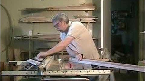 Making Picture Frames on a Table Saw - A woodworkweb.com woodworking video