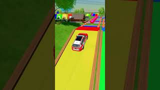 TRANSPORTING CARS, AMBULANCE, POLICE CARS, FIRE TRUCK OF COLORS! WITH TRUCKS! - FS 22
