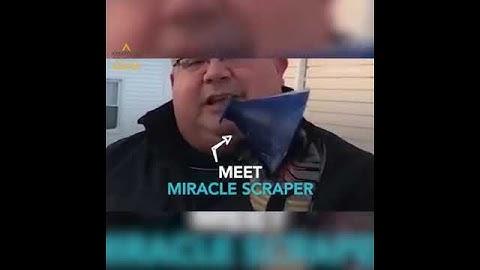 Cone Shaped Ice Scraper/Funnel