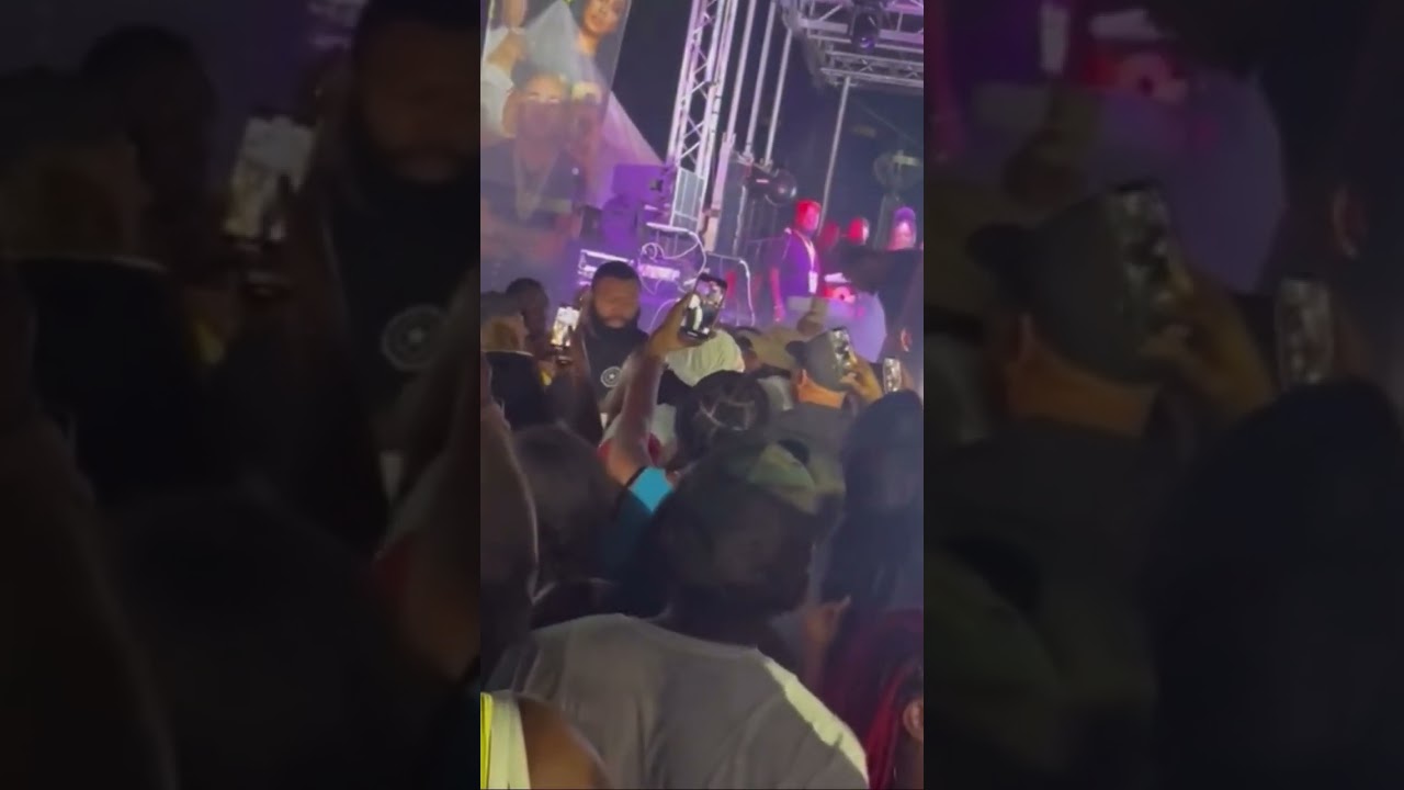 Singer Monica jumps off stage to confront man punching woman