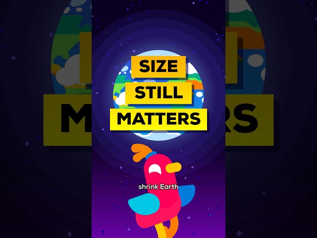 Let’s Shrink Earth to Half Its Size #kurzgesagt #shorts