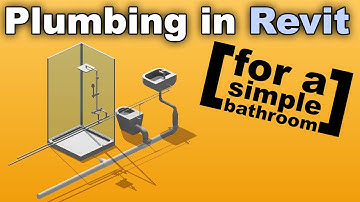 Plumbing for a Simple Bathroom in Revit Tutorial [Revit MEP Plumbing]