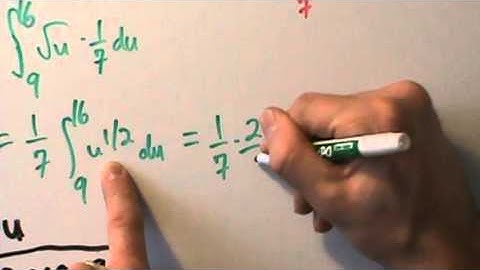 Calculus II - Integration Techniques - Substitution - Example 3 (Definite)
