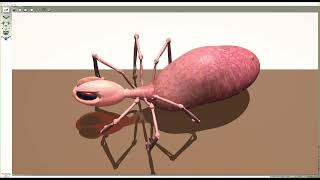 how to create a scary hexapod insect in Bryce 7.1 pro, full process, start to finish / 4X [ b235 ]