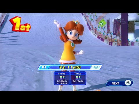 Snowboard Slopestyle (PB) 92.11 pts (Daisy) Mario & Sonic at the Sochi 2014 Olympic Winter Games