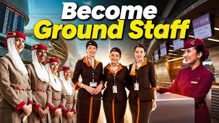 Become Ground Staff personnel in Emirates, Etihad or Qatar Airways following this step by step!