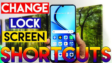How to Change Lock Screen Shortcuts on Realme Note 60