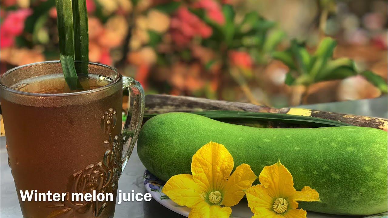 How to make Winter melon juice yourself YouTube