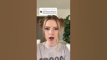 I finally tried to smile (and this is what happened)