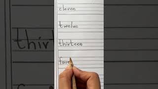 How to Write 14 Spelling || Number to Words || Learn to write 14 Fourteen || Math for Beginners
