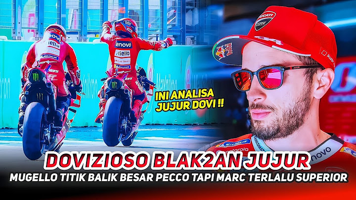 ANDREA DOVIZIOSO BLAK2AN JUJUR😲MUGELLO BISA JADI TITIK BALIK BESAR PECCO TAPI MARC TERLALU SUPERIOR