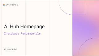 AI Hub Homepage