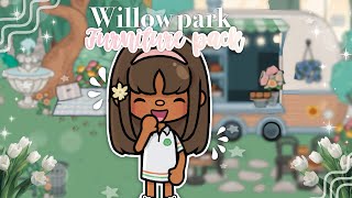 *NEW* willow park furniture pack *OUT NOW* 🌷🍵 || *with voice* || toca life world 🌍