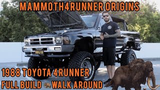 OG Mammoth4runner 1988 4runner Full Build Walk-around by MAMMOTH 4RUNNER 16,018 views 1 year ago 20 minutes