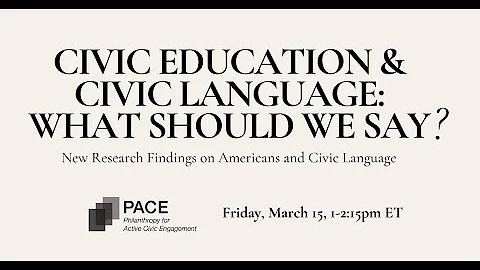 Civic Education & Civic Language: What Should We Say?