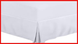 Great product -  Utopia Bedding King Bed Skirt - Soft Quadruple Pleated Ruffle - Easy Fit with 16 In