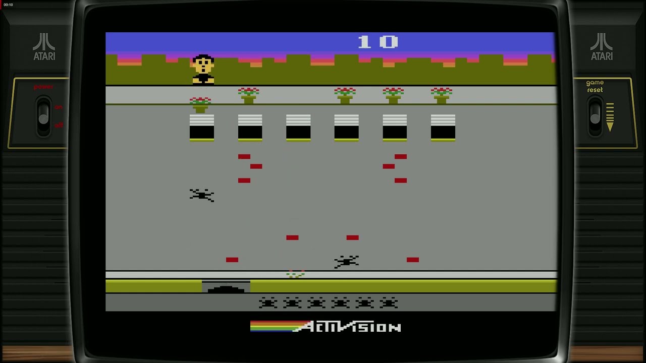 Crackpots (Atari 2600) | Classic Activision Gameplay – Bug Defense Action