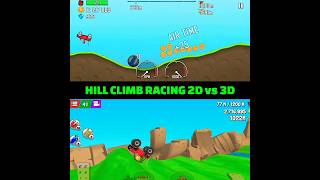 Hill Climb Racing 2d vs 3d screenshot 2