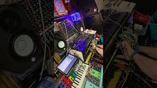 Glitchy Modular Drums - Synth Jam Moog Labyrinth and Hybrid Modular setup
