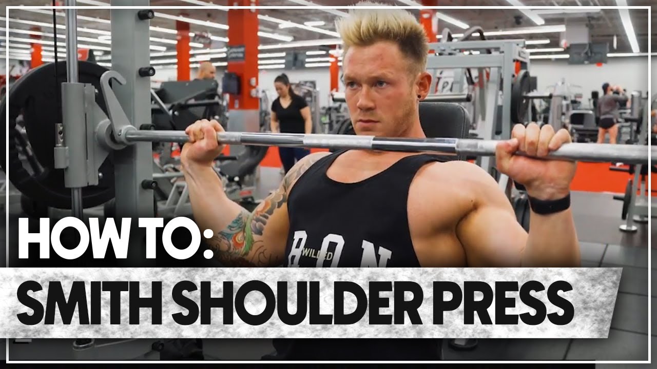 How To: Seated Smith Military Shoulder Press - YouTube