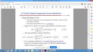 Amplitude Modulation Part 8 Ring Modulator for DSBSC