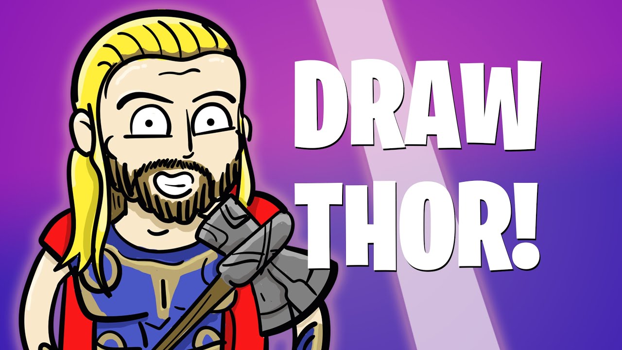 How to Draw Thor Love and Thunder! 2022