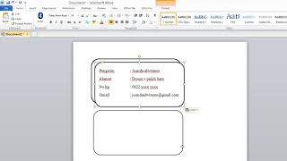 Cara membuat alamat surat lamaran kerja-Microsoft Word 2010