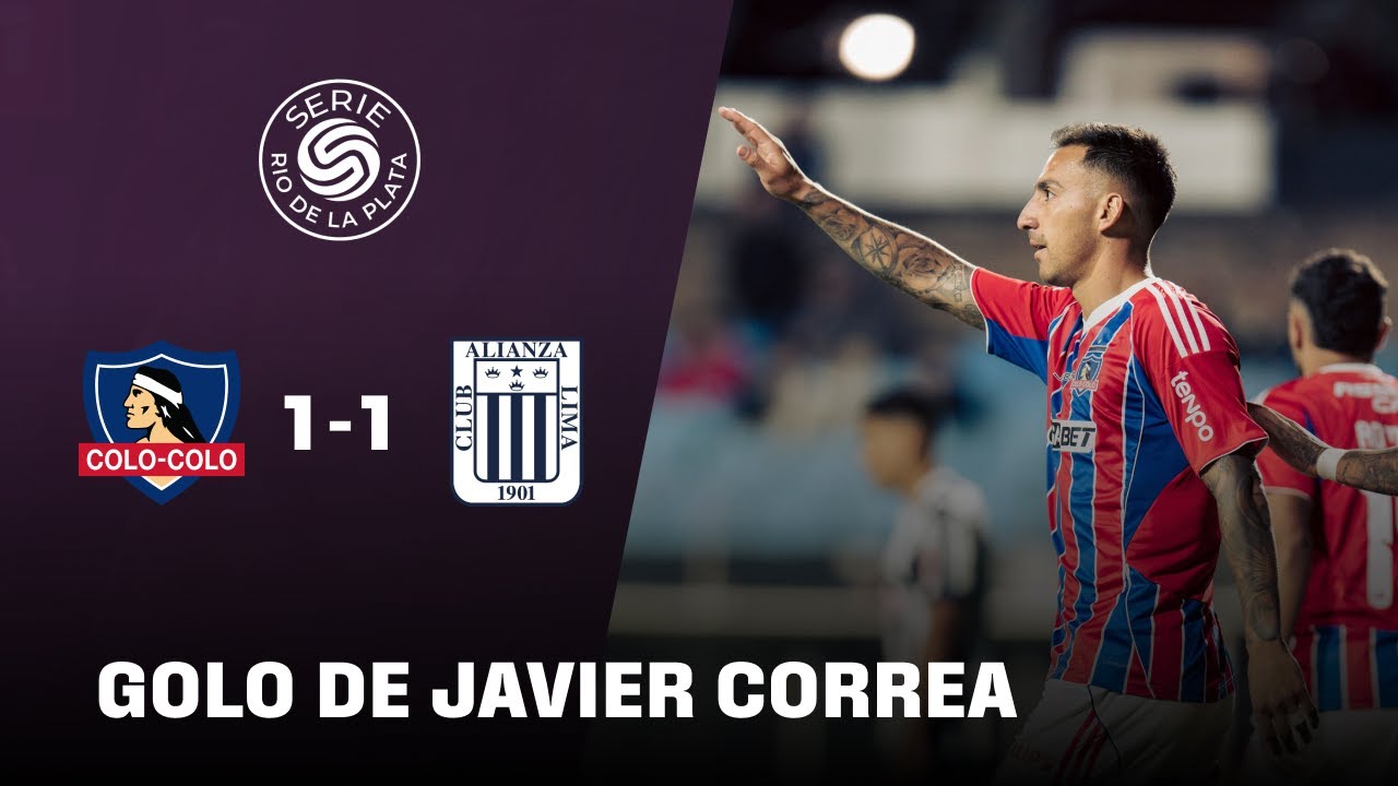 Tremendo remate de Javier Correa | Colo-Colo 1-1 Alianza Lima | Serie Río de la Plata